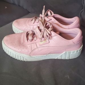 womens Puma leather sneakers size 11